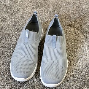 Skechers GoWalk Arch Fit Gray Slip-On Shoes